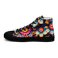 DMV 0219 Floral Women’s high top canvas shoes