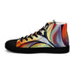 DMV 0277 Abstract Art Women’s high top canvas shoes