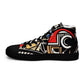 DMV 0019 Boho Women’s high top canvas shoes