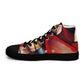 DMV 0067 Abstract Art Women’s high top canvas shoes