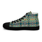 DMV 0049 Chic Boho Women’s high top canvas shoes