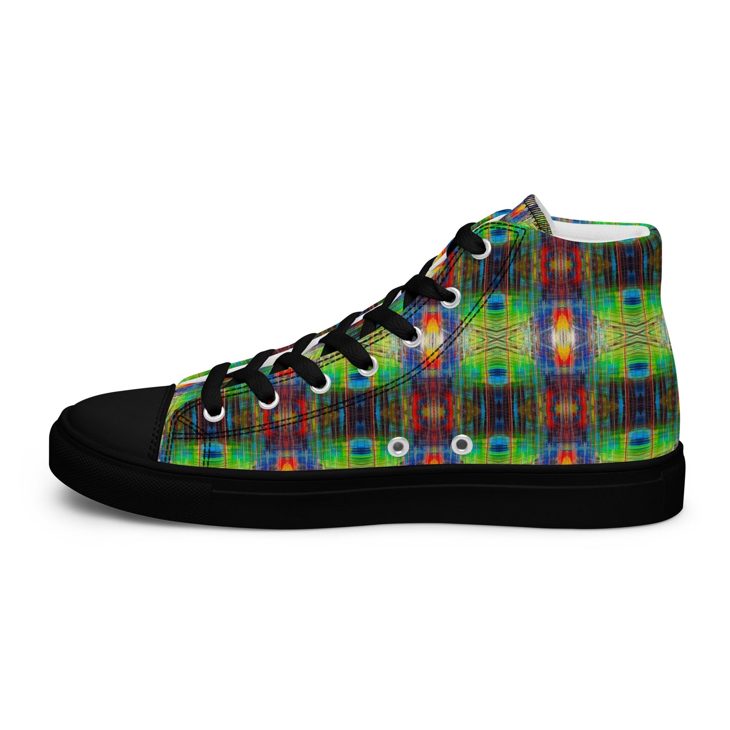 DMV 0077 Avant Garde Artsy Women’s high top canvas shoes