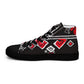 DMV 0090 Boho Women’s high top canvas shoes