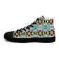 DMV 0005 Vintage Artsy Women’s high top canvas shoes