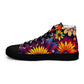 DMV 0080 Floral Women’s high top canvas shoes