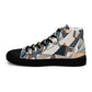 DMV 0264 Abstract Art Women’s high top canvas shoes