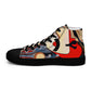 DMV 0214 Retro Art Women’s high top canvas shoes