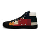 DMV 0223 Abstract Art Women’s high top canvas shoes