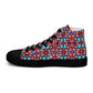 DMV 0094 Vintage Artsy Women’s high top canvas shoes