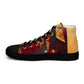 DMV 0251 Abstract Art Women’s high top canvas shoes