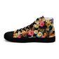 DMV 1522 Floral Women’s high top canvas shoes