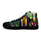 DMV 0258 Retro Art Women’s high top canvas shoes