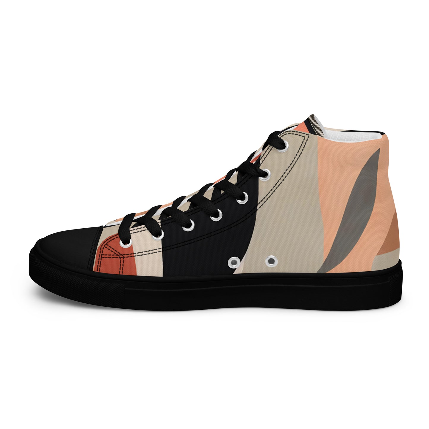 DMV 0278 Boho Women’s high top canvas shoes