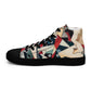 DMV 0508 Abstract Art Women’s high top canvas shoes