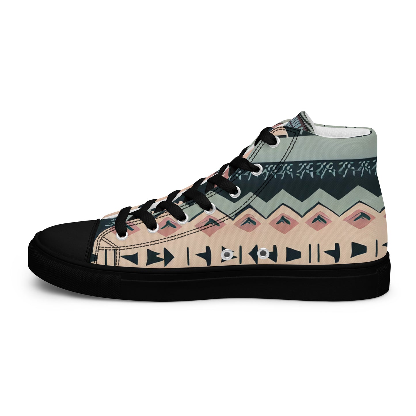 DMV 1294 Boho Women’s high top canvas shoes