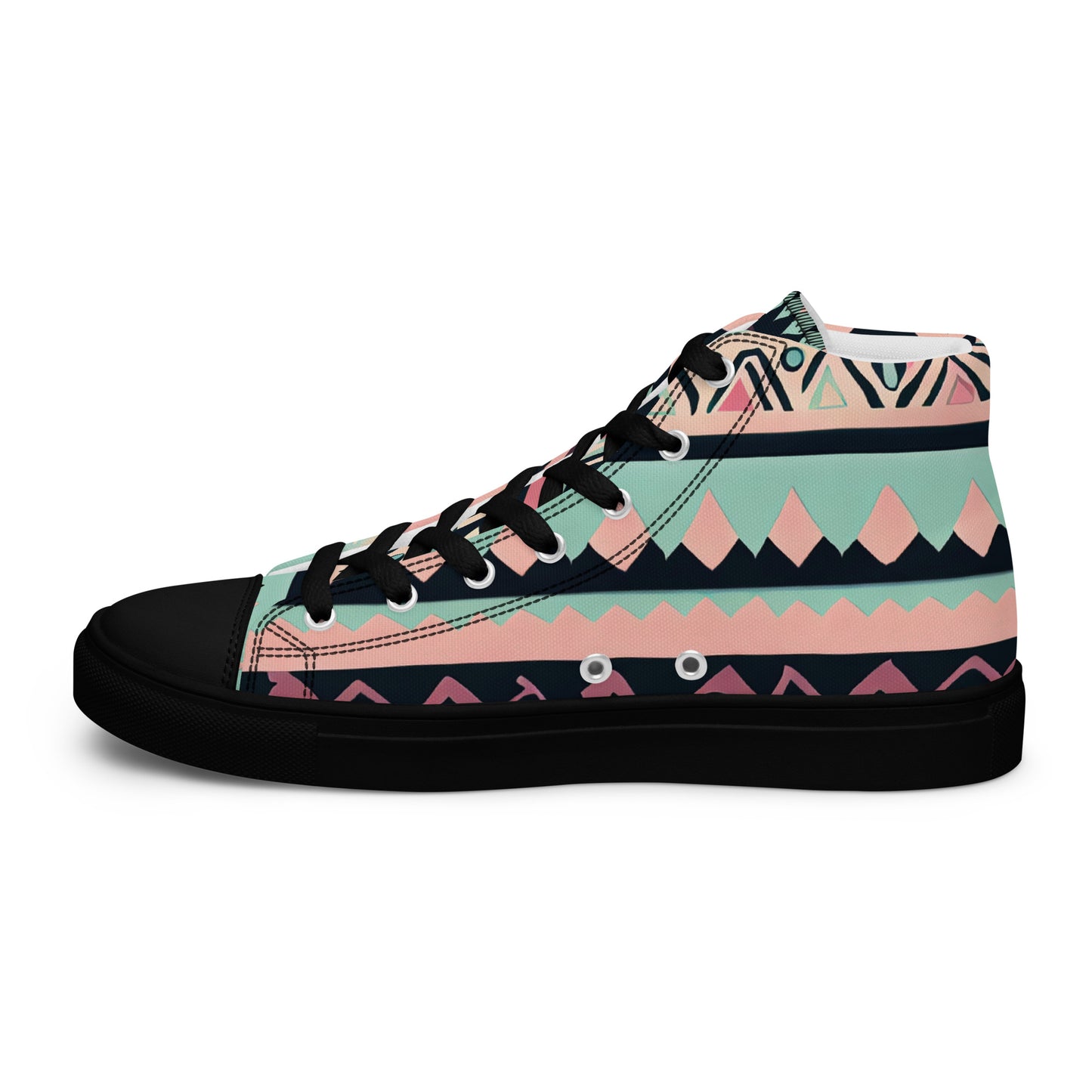 DMV 0451 Boho Women’s high top canvas shoes