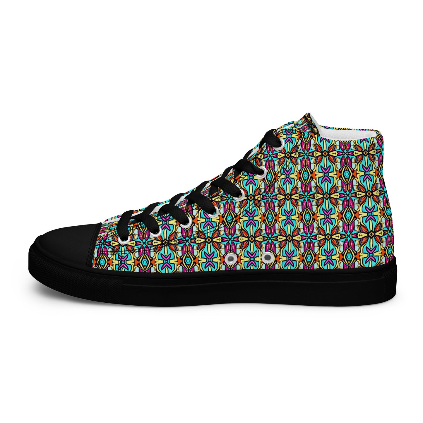 DMV 0986 Chic Boho Women’s high top canvas shoes