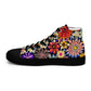 DMV 1207 Floral Women’s high top canvas shoes