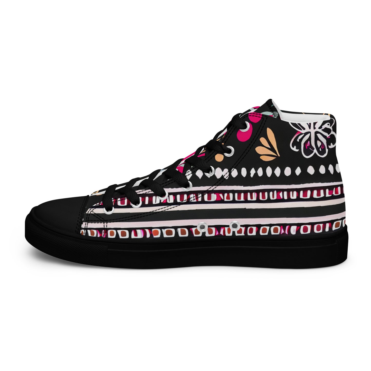 DMV 1383 Boho Women’s high top canvas shoes