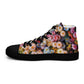 DMV 1427 Floral Women’s high top canvas shoes