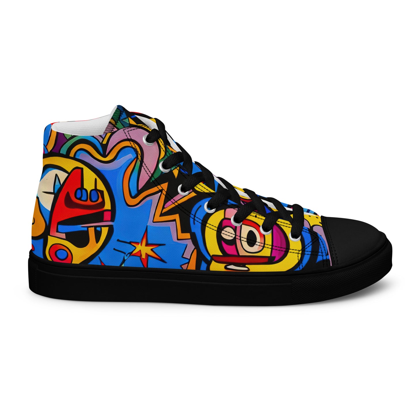 DMV 0235 Psy Art Women’s high top canvas shoes