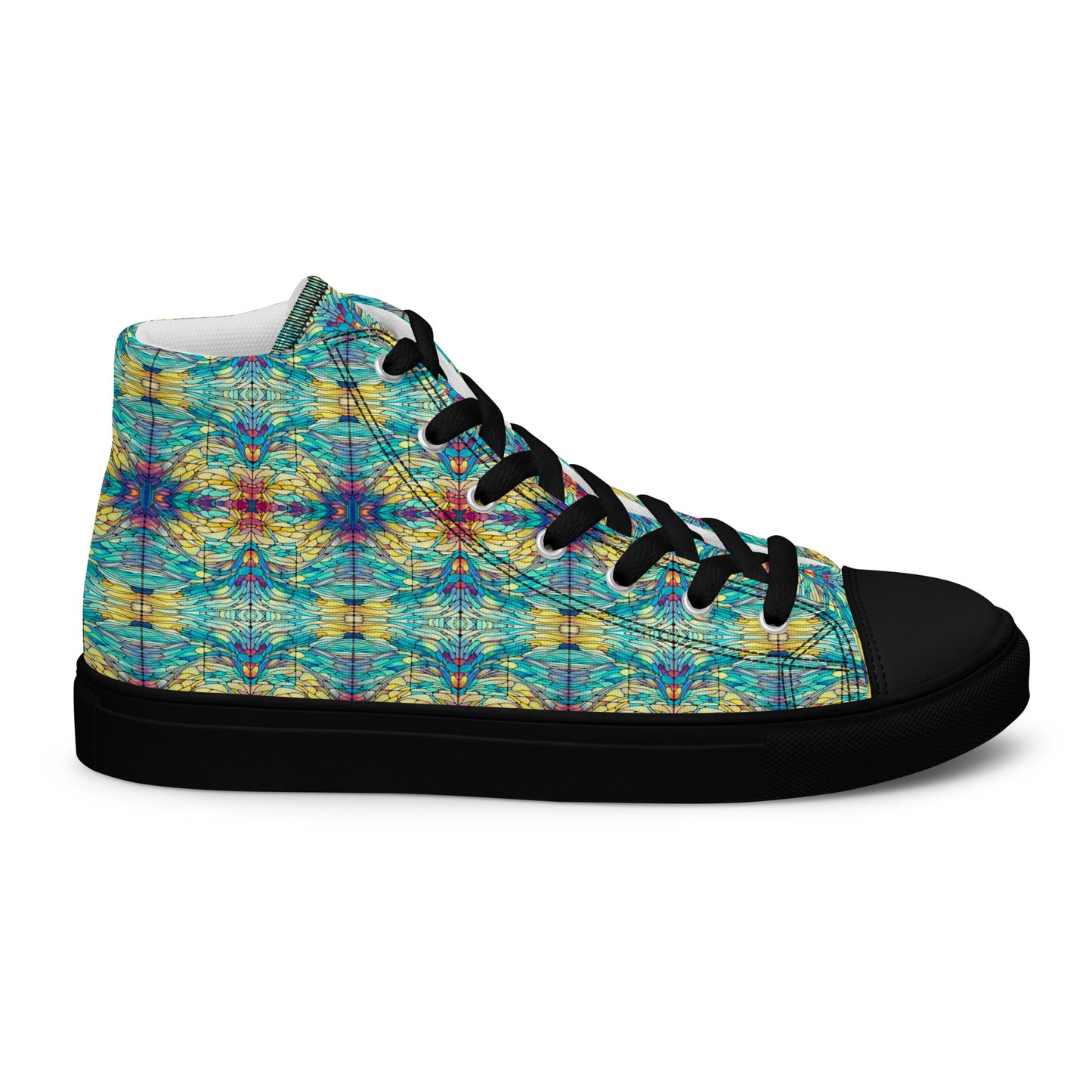 DMV 0231 Chic Boho Women’s high top canvas shoes