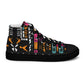 DMV 0011 Boho Women’s high top canvas shoes