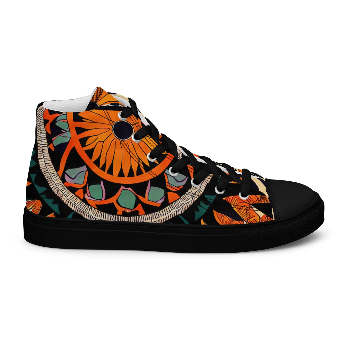 DMV 0033 Boho Women’s high top canvas shoes