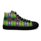 DMV 0077 Avant Garde Artsy Women’s high top canvas shoes