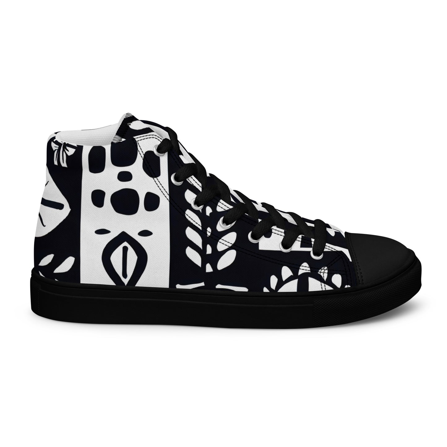 DMV 0009 Boho Women’s high top canvas shoes