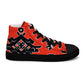 DMV 0038 Boho Women’s high top canvas shoes