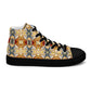 DMV 0089 Chic Boho Women’s high top canvas shoes