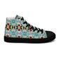 DMV 0005 Vintage Artsy Women’s high top canvas shoes