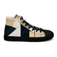 DMV 0216 Abstract Art Women’s high top canvas shoes