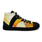 DMV 0222 Retro Art Women’s high top canvas shoes