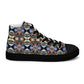 DMV 0221 Conceptual Artsy Women’s high top canvas shoes