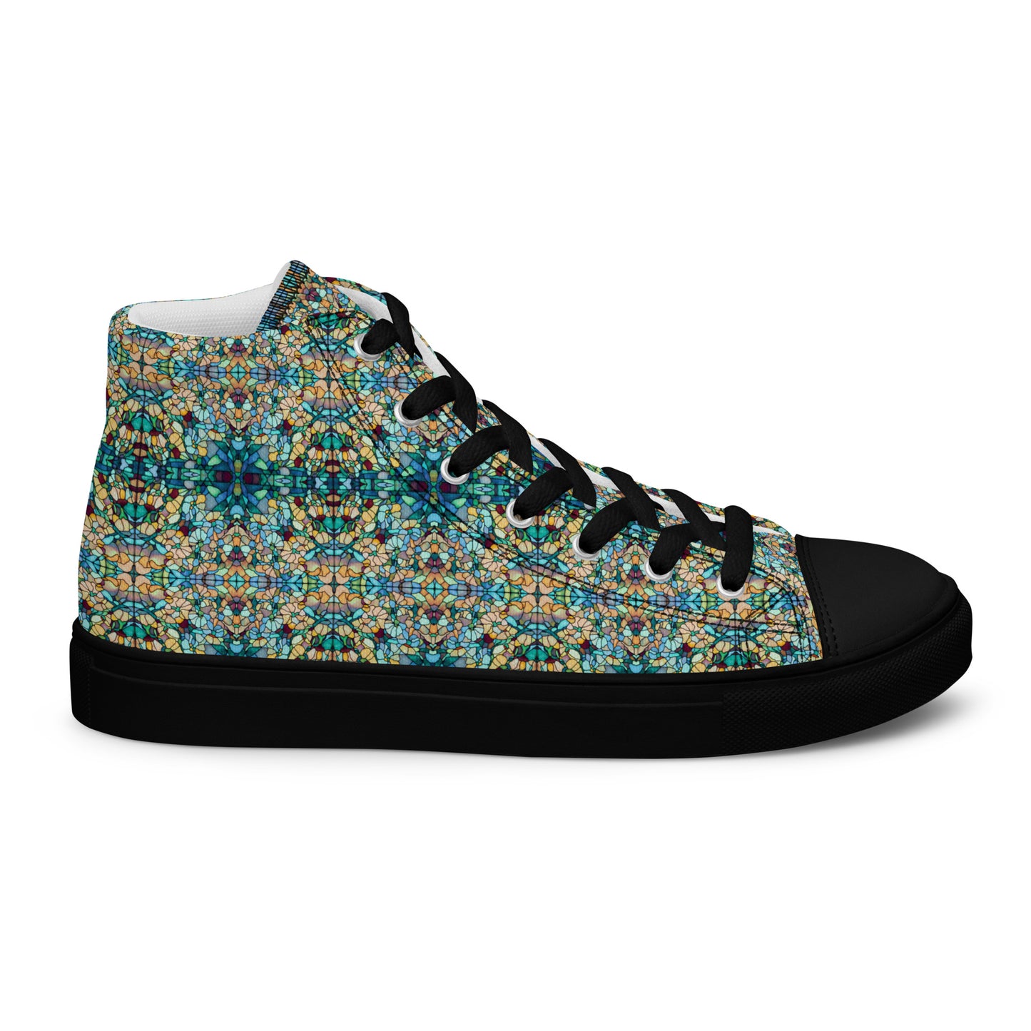 DMV 0254 Chic Boho Women’s high top canvas shoes