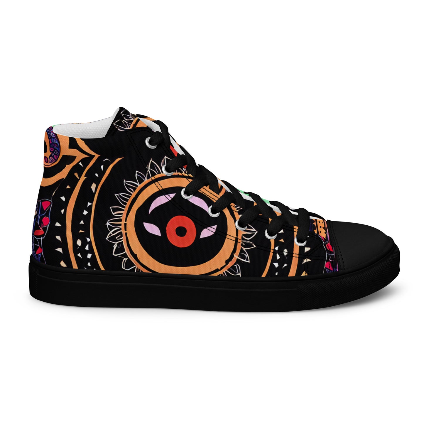 DMV 0180 Boho Women’s high top canvas shoes