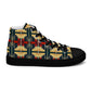 DMV 0186 Geo Boho Women’s high top canvas shoes