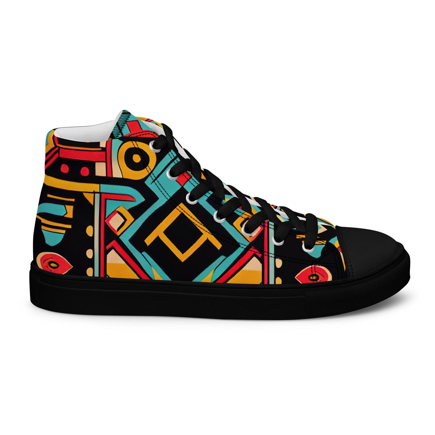 DMV 0155 Boho Women’s high top canvas shoes