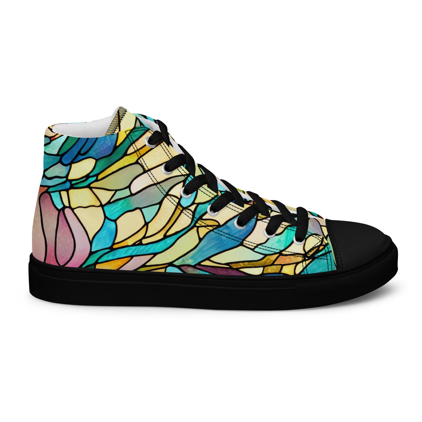 DMV 0167 Boho Women’s high top canvas shoes