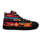 DMV 0409 Boho Women’s high top canvas shoes