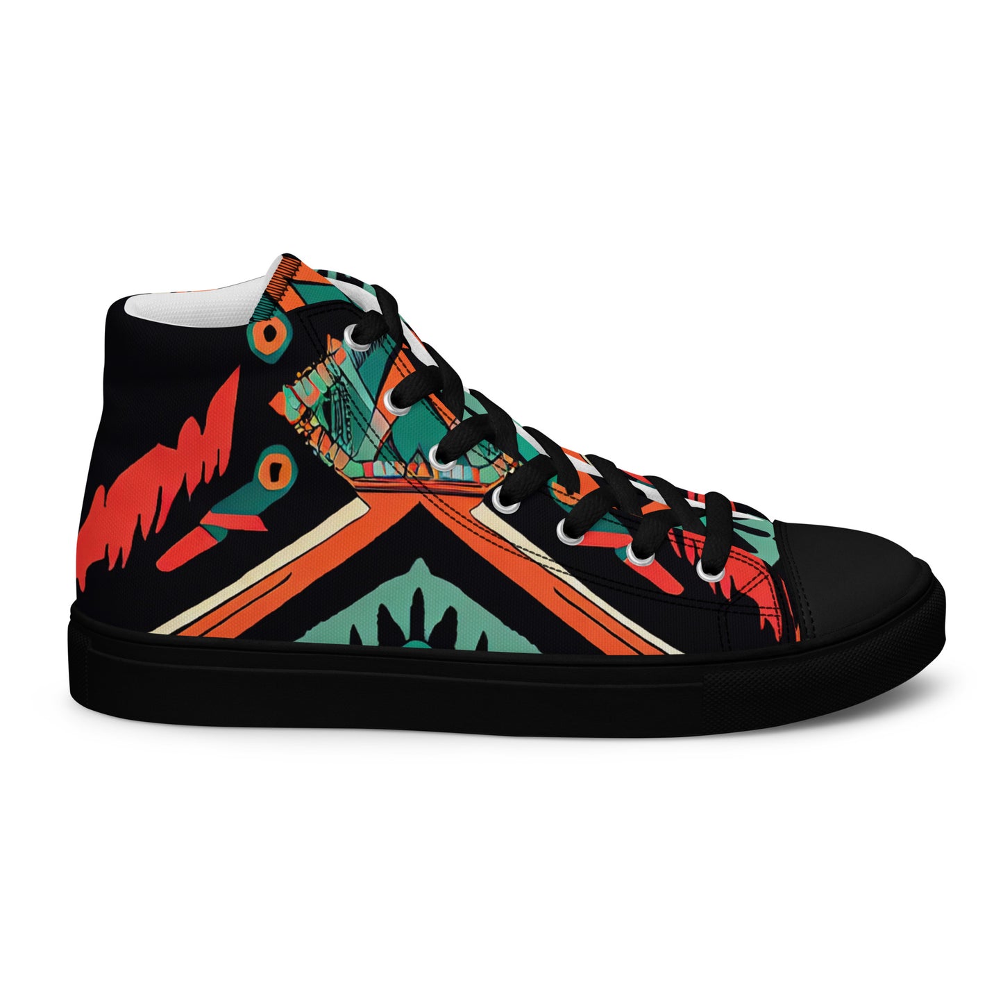 DMV 0154 Boho Women’s high top canvas shoes