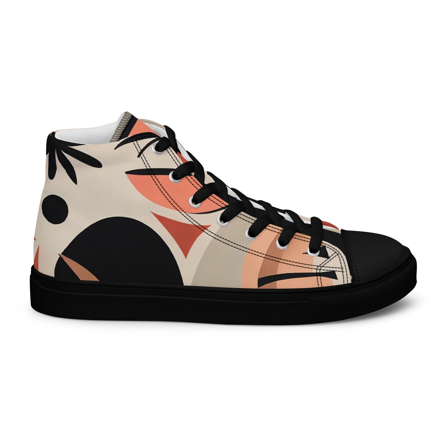 DMV 0278 Boho Women’s high top canvas shoes