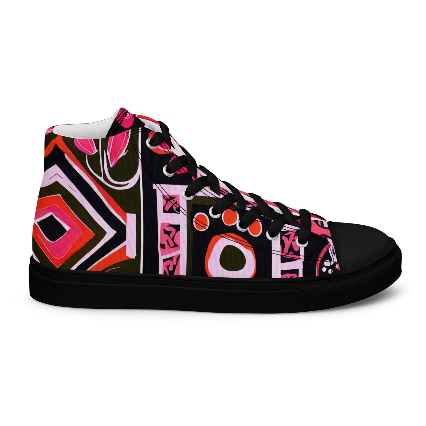 DMV 2063 Boho Women’s high top canvas shoes