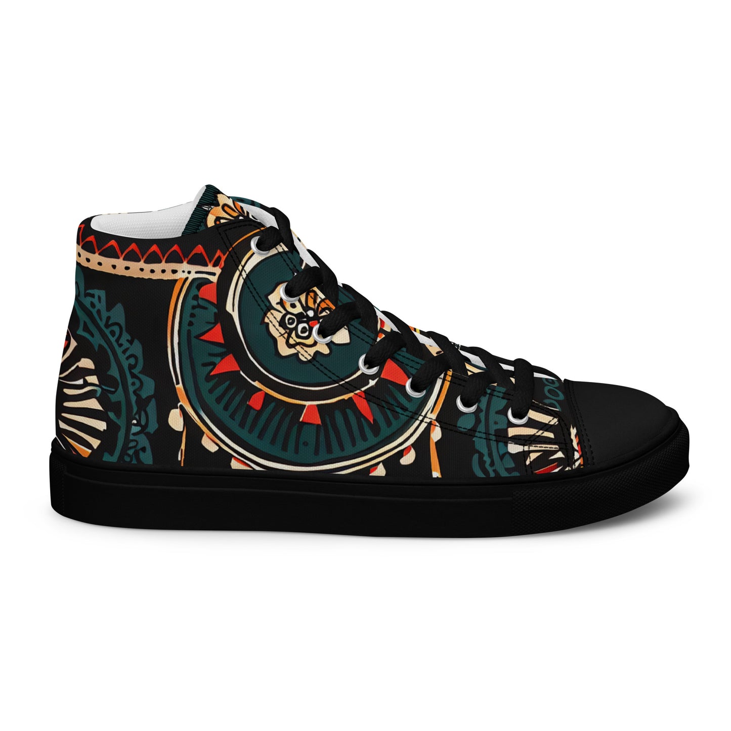 DMV 0596 Boho Women’s high top canvas shoes