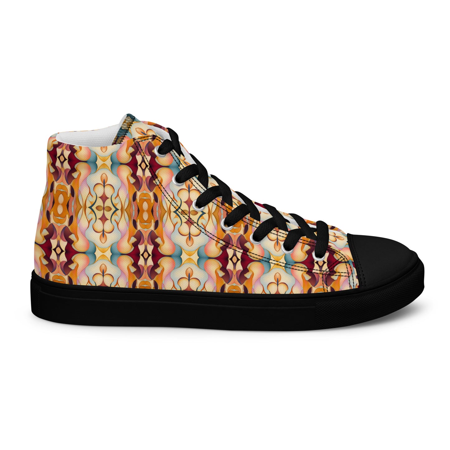 DMV 0384 Classic Boho Women’s high top canvas shoes