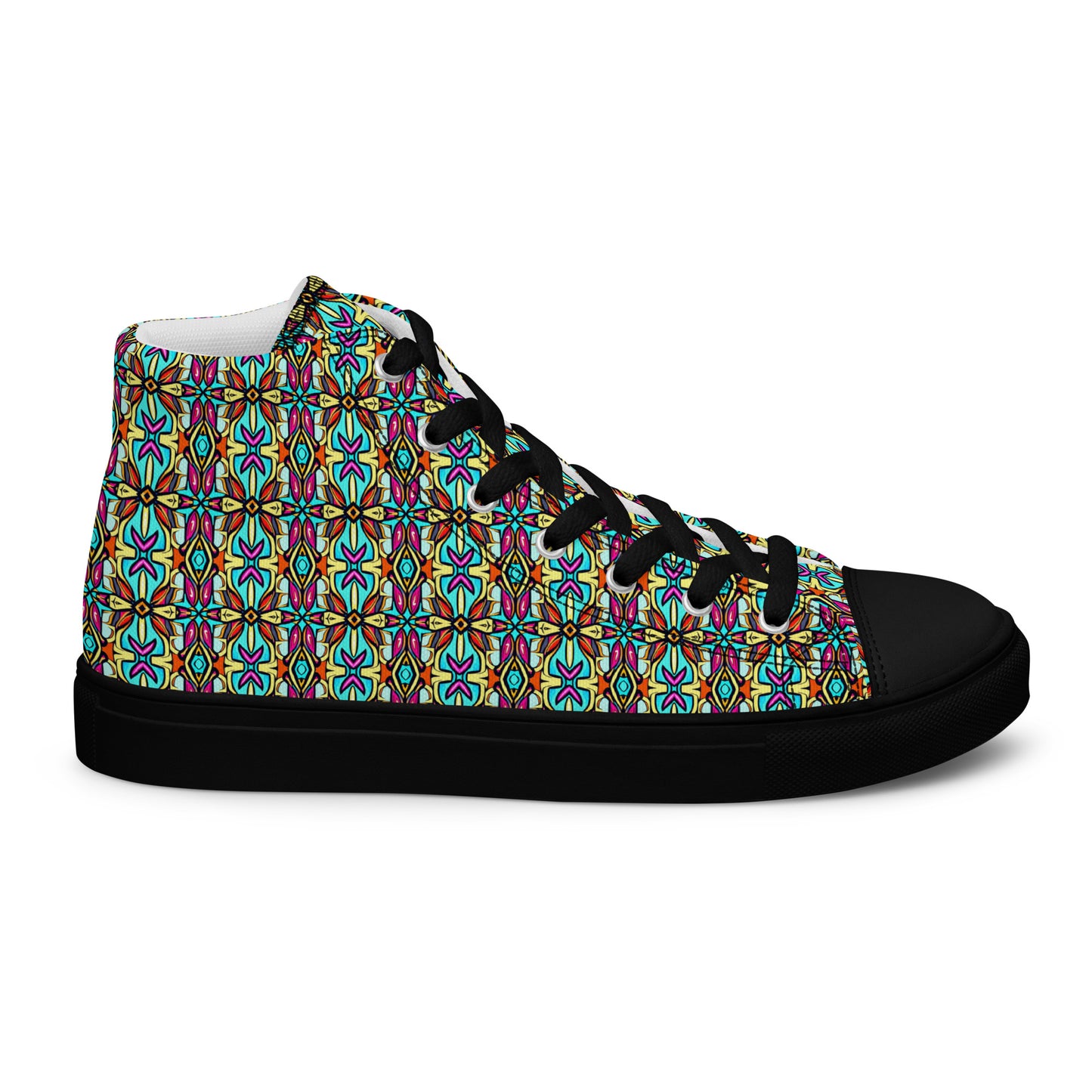 DMV 0986 Chic Boho Women’s high top canvas shoes