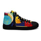 DMV 2113 Abstract Art Women’s high top canvas shoes