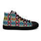 DMV 1759 Vintage Artsy Women’s high top canvas shoes